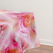 Rosa gelbe Rose Tischdecke (Beispiel)