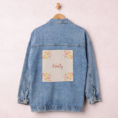 Rosa Gelbe Rosen, Monogramm Jeansjacke (Hangar)