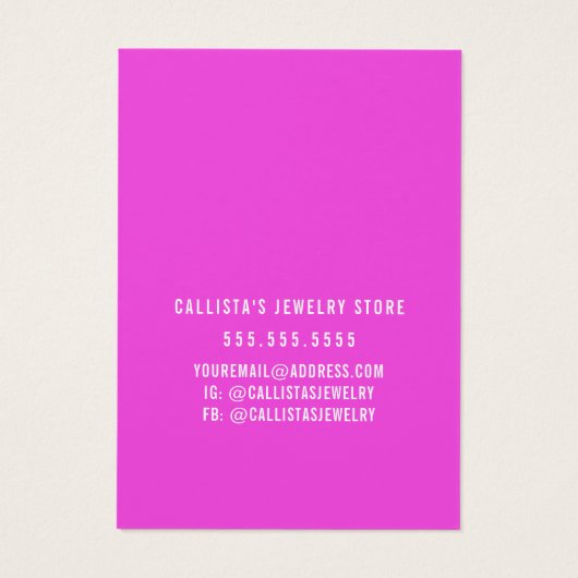 Rosa gelbe Schlüsselanhänger-Logo (Rückseite)