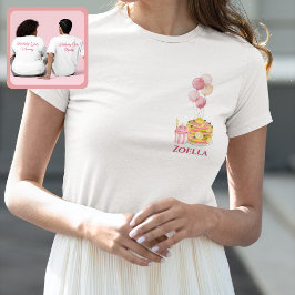 Rosa Gelbe Torte Geburtstagskuchen Mama T-Shirt