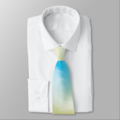 Rosa Gelbe und blaue Gefärbte Krawatte (Gebunden)