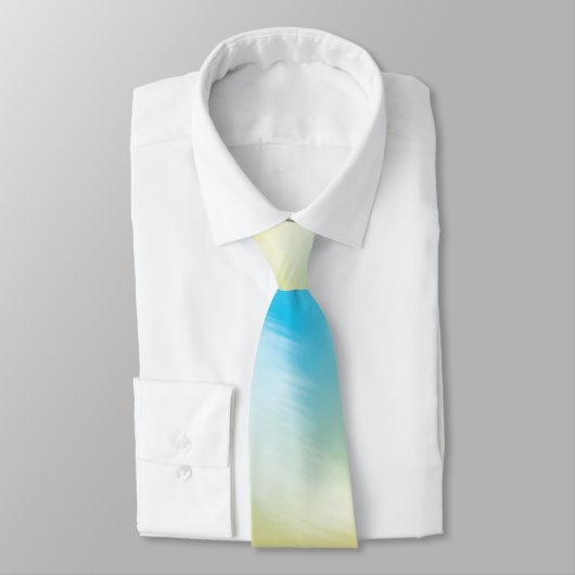 Rosa Gelbe und blaue Gefärbte Krawatte (Gebunden)