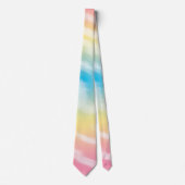 Rosa Gelbe und blaue Gefärbte Krawatte (Vorderseite)