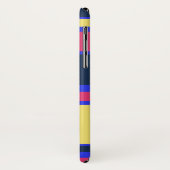 Rosa, gelbe und blaue Streifen Case-Mate iPhone Hülle (Hinten/Links)