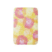 Rosa, gelbe und orange Mamas Badematte (Vorderseite Vertikal)