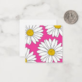 Rosa Gelbe und weiße Milchsorten Mitteilungskarte (Vorderseite/Rückseite Beispiel)