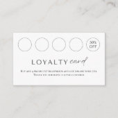 Rosa Gelbe Wasserpfeife Salon Nägel Loyalität Visitenkarte (Rückseite)