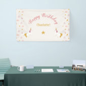 Rosa Gelbe Zauberwürfel & Regenbogen Banner (Messeveranstaltung)