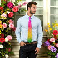 Rosa Gelber Regenbogen Glitzer