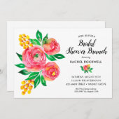 Rosa Gelbfarbenes Brautparty (Vorne/Hinten)