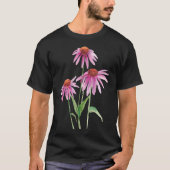 Rosa Gelbfärbung T-Shirt (Vorderseite)