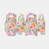 Rosa Gelbweiße Orange Rose Blume Muster Geschenkschachtel (Ungefaltet)