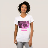 ROSA GELD DOMME T-Shirt (Vorne ganz)