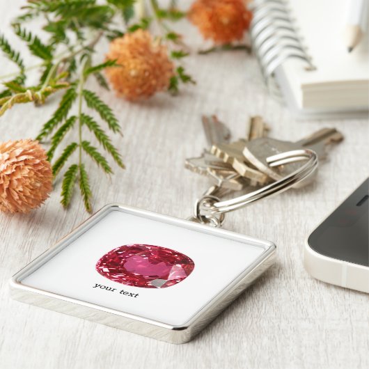 Rosa Gemein Schlüsselanhänger (Seite)