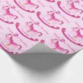 Rosa genannte Geburtstags-Musterverpackung des Geschenkpapier (Ecke)