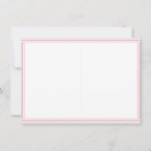 Rosa Gene Boerner: Flat Card (Rückseite)