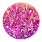 Rosa Geode Keramikknauf (Vorderseite)