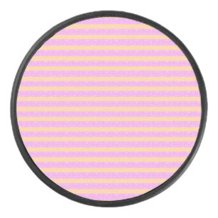 Rosa Geometrisch Eishockey Puck