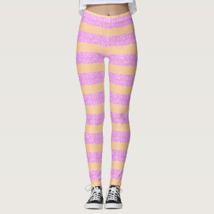 Rosa Geometrisch Leggings