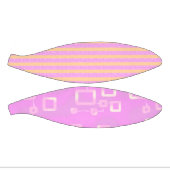 Rosa Geometrisch Mini Basketball (Panele)