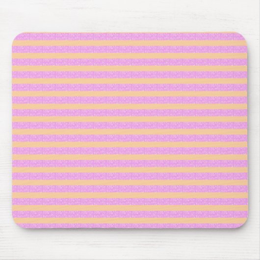 Rosa Geometrisch Mousepad (Vorne)