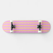 Rosa Geometrisch Skateboard (Horizontal)