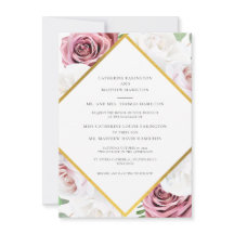 rosa geometrische Hochzeit