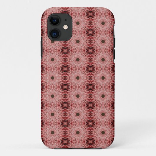 rosa geometrische Kreisgehäuse Case-Mate iPhone Hülle (Rückseite)