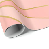 rosa Geometrisches Design Geschenkpapier (Rolleneckpunkt)