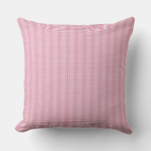 Rosa geometrisches hochwertiges Design nahtloses M Kissen