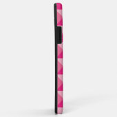 rosa geometrisches Muster Case-Mate iPhone Hülle (Hinten/Rechts)