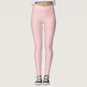rosa geometrisches Muster mit modernem Abstrakten Leggings (Vorderseite)