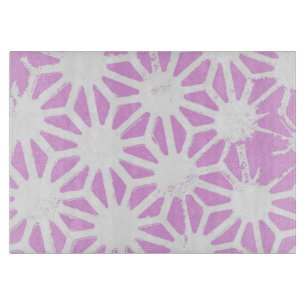 rosa geometrisches Muster Schneidebrett