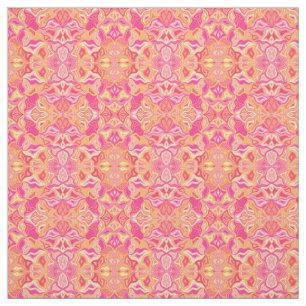 rosa geometrisches Muster Stoff