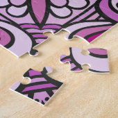 rosa geometrisches Nahtloses Muster Puzzle (Seite)