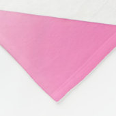 Rosa geometrisches Weltraummuster Fleecedecke (Ecke)