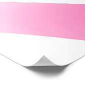 Rosa geometrisches Weltraummuster Poster (Ecke)