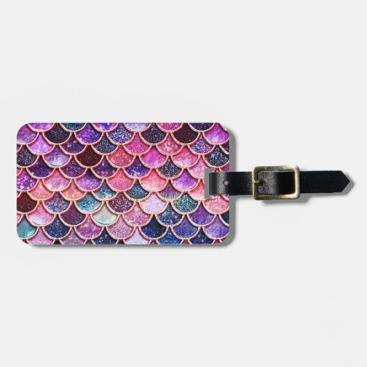 Rosa Gepäckanhänger (Vorderseite horizontal)