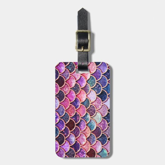 Rosa Gepäckanhänger (Vorderseite vertikal)