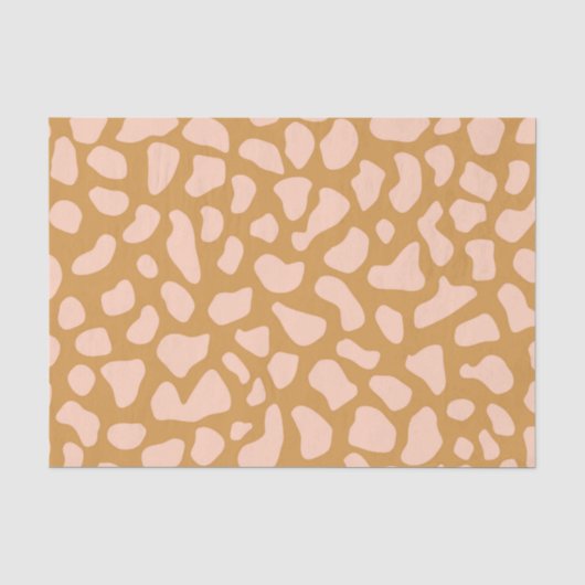 Rosa Gepard-Druck-Decoupage Seidenpapier (Vorderseite)
