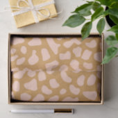 Rosa Gepard-Druck-Decoupage Seidenpapier (Geschenk)