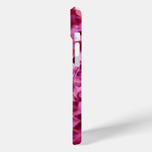Rosa gepresste, geschredderte Papiertextur Case-Mate iPhone Hülle (Rückseite / Links)