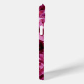 Rosa gepresste, geschredderte Papiertextur Case-Mate iPhone Hülle (Rückseite / Rechts)