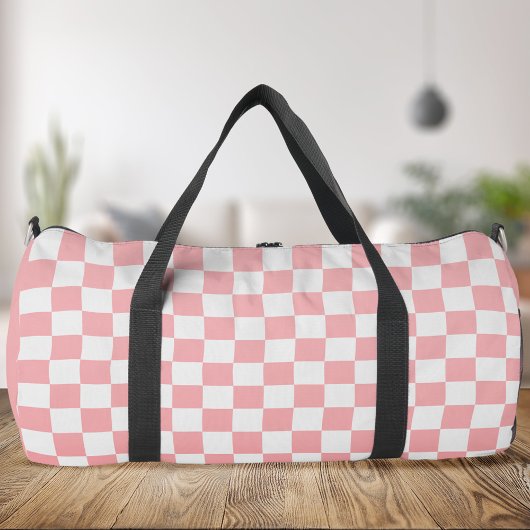 rosa geprüft duffle bag