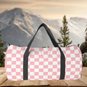 rosa geprüft duffle bag