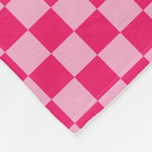 rosa geprüft fleecedecke (Ecke)