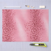 Rosa Gepunktet rosa Lederaussehen Seidenpapier (Handwerk)