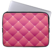 Rosa gequilt laptopschutzhülle (Vorderseite)