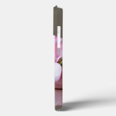 Rosa Geranie-Blume Case-Mate iPhone Hülle (Rückseite / Links)