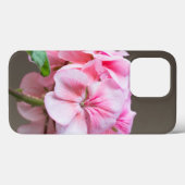 Rosa Geranie-Blume Case-Mate iPhone Hülle (Rückseite (Horizontal))